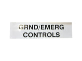 1701122 Decal, Nameplate Ground Control | JLG